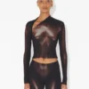 Bronz Body Dust Crop Top