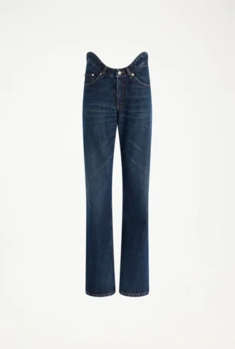 Curved Denim Jeanler