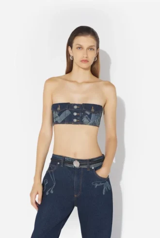 Denim Trompe L’œIl Sütyenler Denim Trompe L’œIl Sütyenler