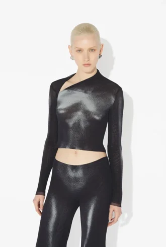 Gümüş Body Dust Crop Üst Giyim Gümüş Body Dust Crop Üst Giyim