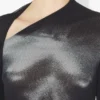 Gümüş Body Dust Crop Üst Giyim