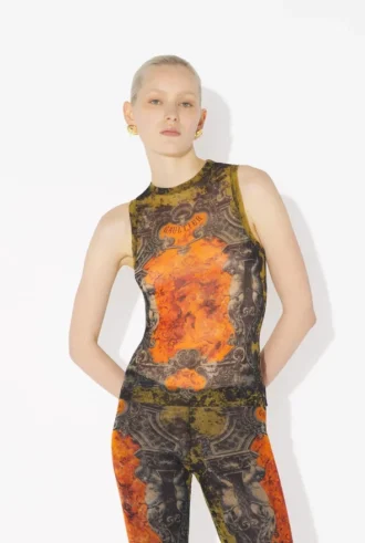 Haki Madaillon Tank Top