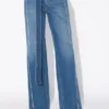 Kemerli Denim Jeanler