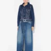 İki Şekilde Giyilebilen Denim Palto İki Şekilde Giyilebilen Denim Palto