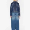 İki Şekilde Giyilebilen Denim Palto İki Şekilde Giyilebilen Denim Palto