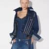 İki Şekilde Giyilebilen Denim Palto İki Şekilde Giyilebilen Denim Palto