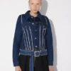 İki Şekilde Giyilebilen Denim Palto İki Şekilde Giyilebilen Denim Palto