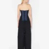 İki Malzemeli Denim Korseler