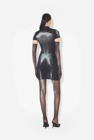 Kısa Gümüş Body Dust Şort