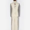 Çoklu Dövme Desenli Takım Ceket
