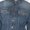 Oversized Kollu Mavi Denim Ceket Oversized Kollu Mavi Denim Ceket