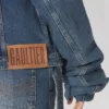 Oversized Kollu Mavi Denim Ceket Oversized Kollu Mavi Denim Ceket