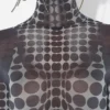 Re-Edition – Siyah & Beyaz Noktalı Desenli Mesh Print Üst Giyim Re-Edition – Siyah & Beyaz Noktalı Desenli Mesh Print Üst Giyim
