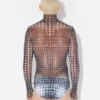 Re-Edition – Siyah & Beyaz Noktalı Desenli Mesh Print Üst Giyim Re-Edition – Siyah & Beyaz Noktalı Desenli Mesh Print Üst Giyim