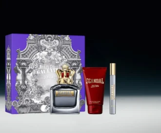 Scandal Pour Homme 3,4 Oz, Duş Jeli 2,5 Oz ve Sprey