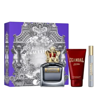 Scandal Pour Homme 3,4 Oz, Duş Jeli 2,5 Oz ve Sprey