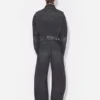 Siyah Denim Askılı Jeanler
