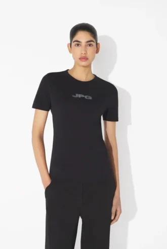 Siyah JPG Baby Tee Tişörtü