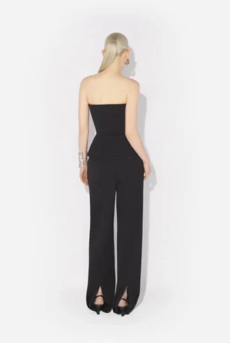 Siyah Stirrup Pantolonlar
