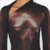 Uzun Bronz Body Dust Elbiseler