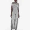 Uzun Drapeli Body Morph Elbise