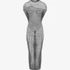 Uzun Drapeli Body Morph Elbise