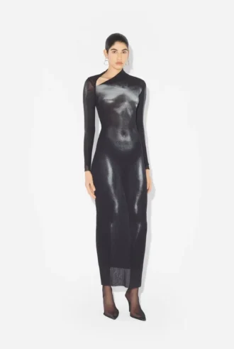 Uzun Gümüş Body Dust Elbiseler