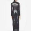 Uzun Gümüş Body Dust Elbiseler