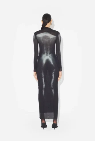 Uzun Gümüş Body Dust Elbiseler