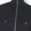 Yarık Detaylı Denim Ceket