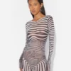 Yeniden Baskı – Lacivert Body Morph Elbisesi Yeniden Baskı – Lacivert Body Morph Elbisesi