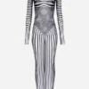 Yeniden Baskı – Lacivert Body Morph Elbisesi Yeniden Baskı – Lacivert Body Morph Elbisesi